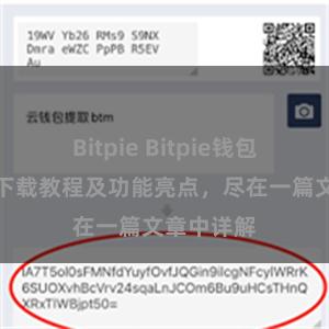 Bitpie Bitpie钱包最新版本下载教程及功能亮点，尽在一篇文章中详解