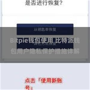 Bitpie钱包使用 比特派钱包用户隐私保护措施详解