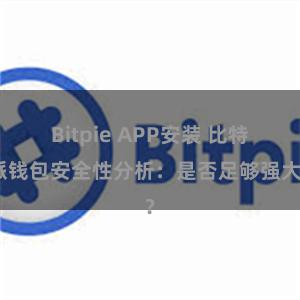 Bitpie APP安装 比特派钱包安全性分析：是否足够强大？