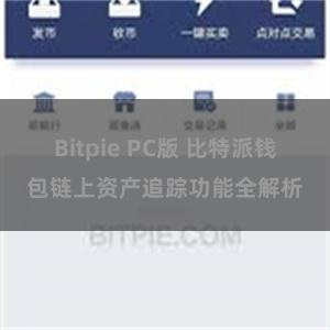 Bitpie PC版 比特派钱包链上资产追踪功能全解析
