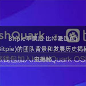 Bitpie苹果版 比特派钱包(Bitpie)的团队背景和发展历史揭秘