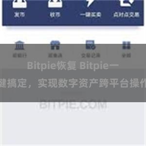 Bitpie恢复 Bitpie一键搞定，实现数字资产跨平台操作