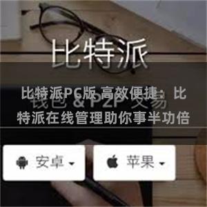 比特派PC版 高效便捷：比特派在线管理助你事半功倍
